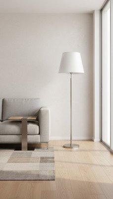 Stehlampe Standlampe Stand Metall Leuchten Lampen Lampe Weiß Modern