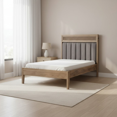 Betten Bettrahmen Kindermöbel Bett Holz Braun Jugendbett Klassiche