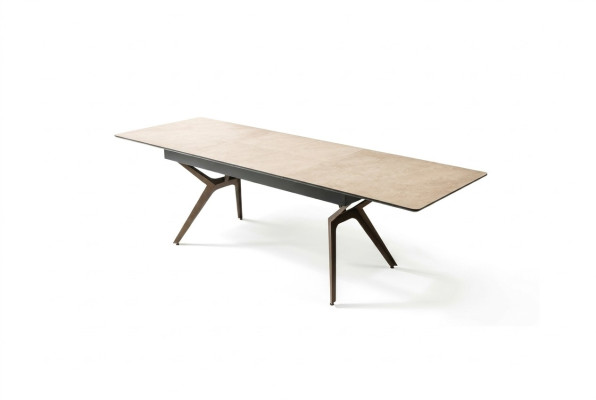 Esszimmertisch Küchentisch Ausziehbarer Design Modern Holz Grau Tisch