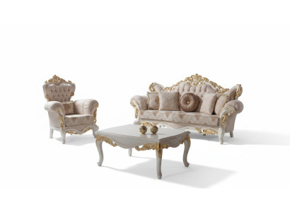 Polstersofa Komplette Couchgarnitur Sofagarnitur Beige Sofa Stoffsofa