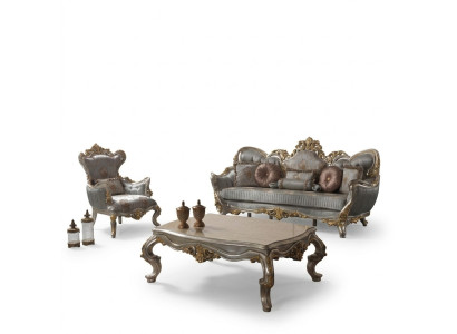 Luxus Sofagarnitur Komplette Couchgarnitur Grau Polstersofa Stoffsofa