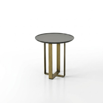 Beistelltisch Tisch Couchtisch Wohnzimmer Edelstahl Gold Möbel