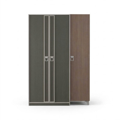 Holzschrank Kleiderschrank Kinderschrank Schrank Holz Grau Design