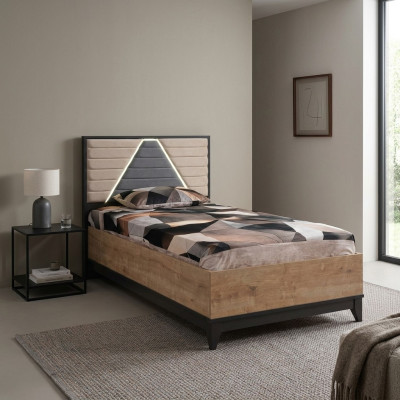 Kinderbett Bettrahmen Bett Kinderzimmer Bettgestelle Braun Holz Betten