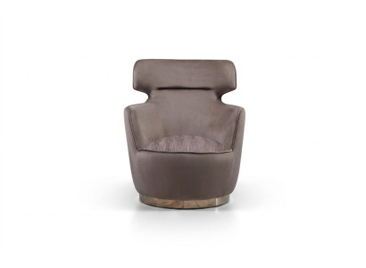 Sessel Stoff Sitzer Einsitzer Grau Clubsessel Ohrensessel Moderne