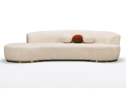 Polstersofa Dreisitzer Couch Sofa 3 Sitzer Stoffsofa Moderne Weiß