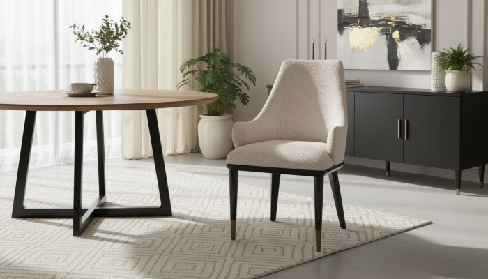 Gruppe Esszimmerstühle Küchenstühle Set 2tlg Stühle Lehnstühle Beige