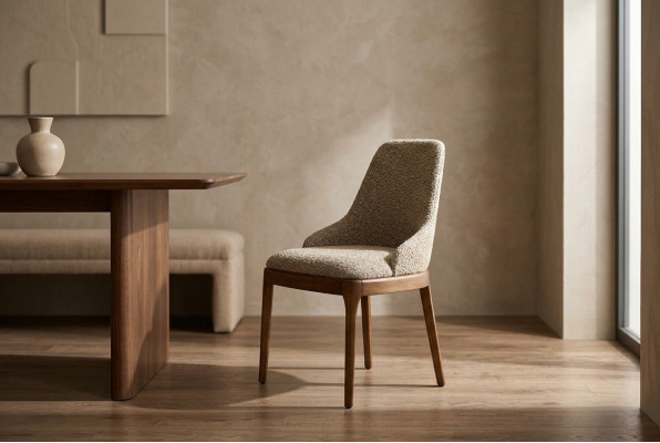 Gruppe Stühle Küchenstühle Esszimmerstühle Beige 6tlg Modern Stoff