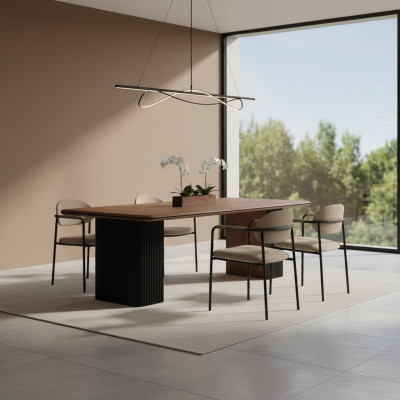 Esszimmertisch Esstisch Essecke Tisch Holztisch Holz Braun Esszimmer