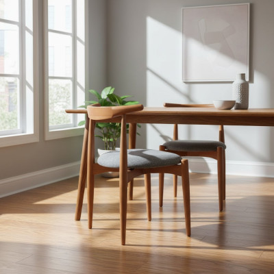 Sitzgarnitur Esszimmerstühle Küchenstühle Holzstühle Braun 6tlg Stühle