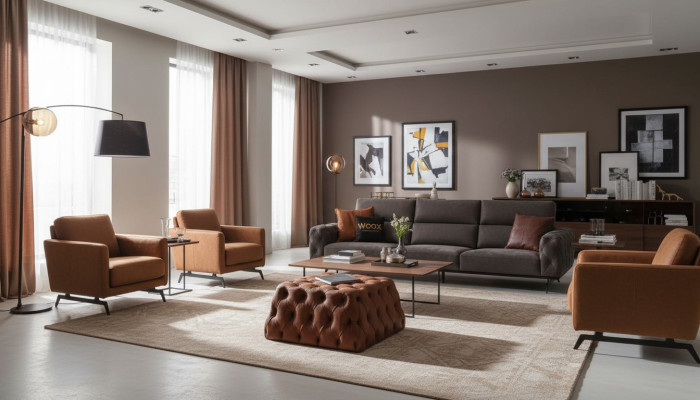 Eckgarnitur Stoffsofa Ecksofa L form Couch Grau Sofa Polstersofa Möbel