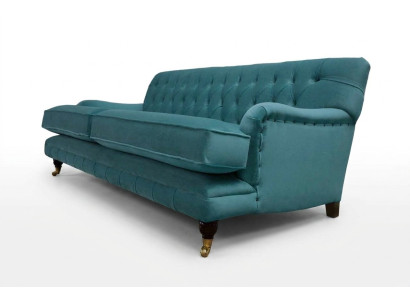 Sofa 3 Sitzer Stoff Design Couch Polster Sofas Textil Modern Chesterfield 1