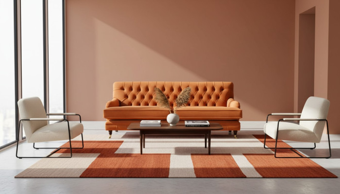 Dreisitzer Sofa 3 Sitz Stoff Chesterfield Modern Design Wohnzimmer Couch