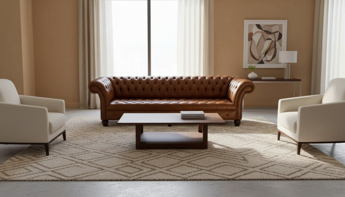 Sofa Wohnzimmer Chesterfield Couch Polster Sofas 4 Sitzer Leder xxl big