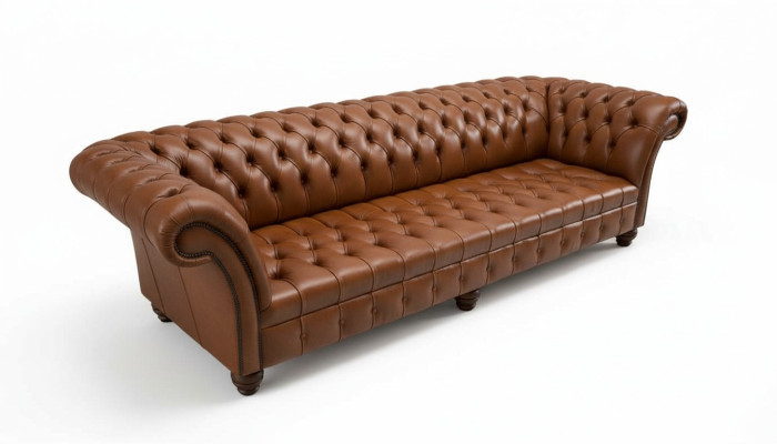 Sofa Wohnzimmer Chesterfield Couch Polster Sofas 4 Sitzer Leder xxl big