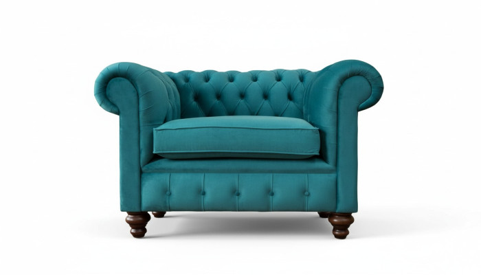 Sessel 1 Sitzer Chesterfield Polster Sofas Design Luxus Couch Sofa Neu