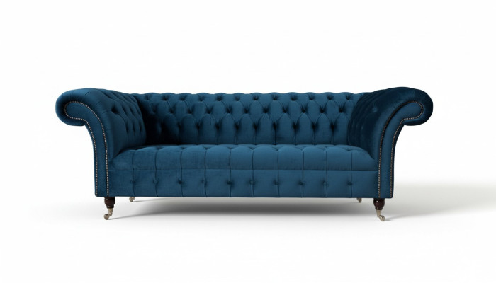 Chesterfield Sofa 3 Sitzer Polster Sofas Couchen Luxus Stoff Design