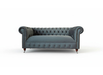 Chesterfield Textil Sofa 3 Sitzer Dreisitzer Luxus Möbel Design Lounge