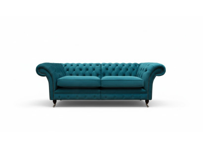 Design Sofa 3 Sitzer Couch Chsterfield Polster Sofas Wohnzimmer Design