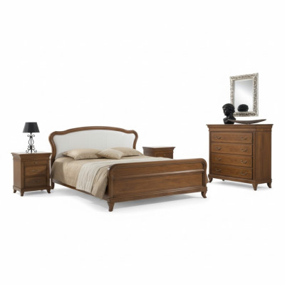 Schlafzimmer Set 2x Nachttische Kommode Komplett Zimmer Möbel 4tlg Neu