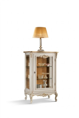 Schaufenster Vitrinen Glas Schrank Stil Klassisch Holz Design Möbel
