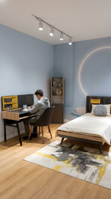 Komplett Kinderzimmer Set Jugendzimmer garnitur Modern Set Kinder Möbel Luxus