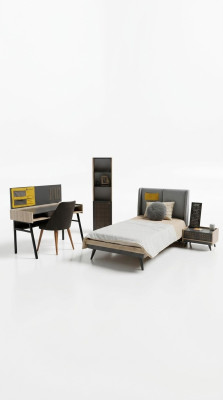 Komplett Kinderzimmer Set Jugendzimmer garnitur Modern Set Kinder Möbel Luxus
