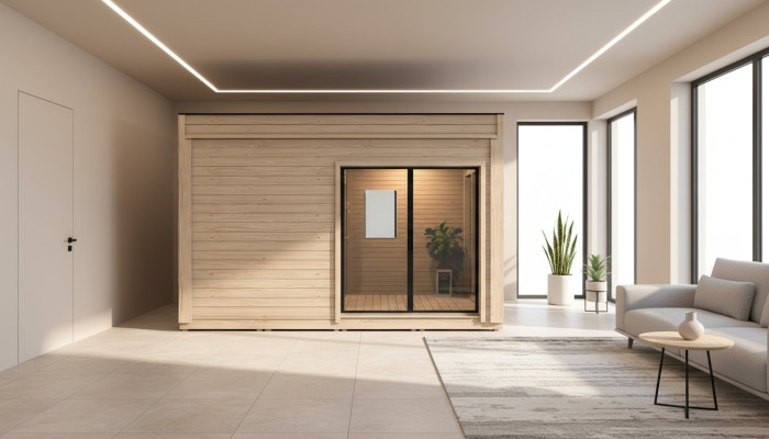 Sauna Trockensauna Holzsauna Saunafass Landhaus Garten Saunas Häuschen