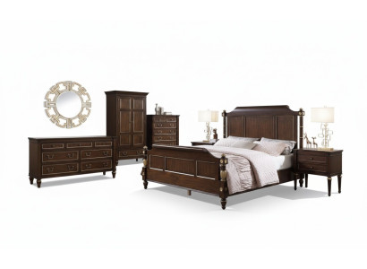 Bett 2x Nachttisch Kommode Komplett Schlafzimmer Möbel Set  4tlg Neu