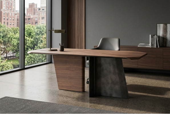 Designer Brauner Esstisch Luxus Holztisch Esszimmer Hochwertige Möbel