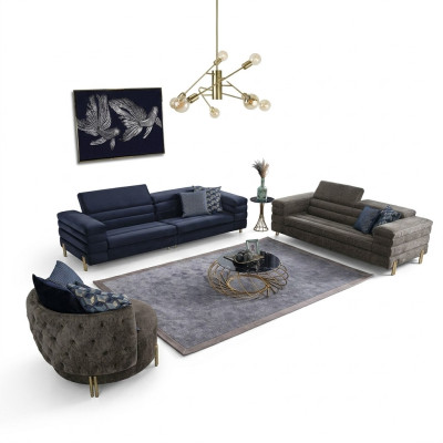 Wohnzimmer Set Sofagarnitur 431 Sitzer Luxus Möbel Design Polstermöbel