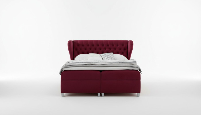 Luxus Boxspringbett Doppel Betten Holz Einrichtung Polsterbett Modern Design