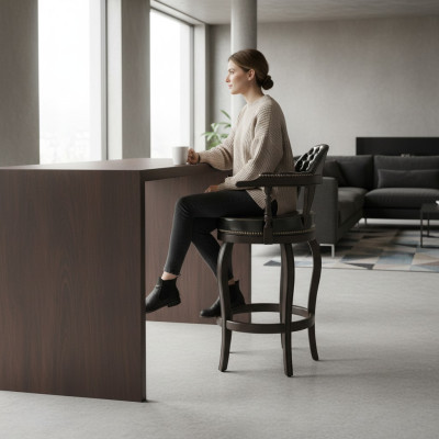 Barhocker Stuhl Design Esszimmer Möbel Moderne Holz Stuhl Wohnzimmer