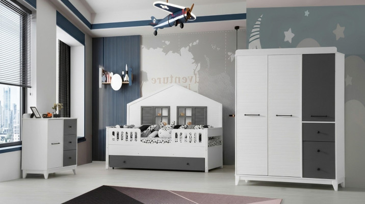 Modern Set für Kinderzimmer Multicolour Perfekte Möbel für Ihr Interieur