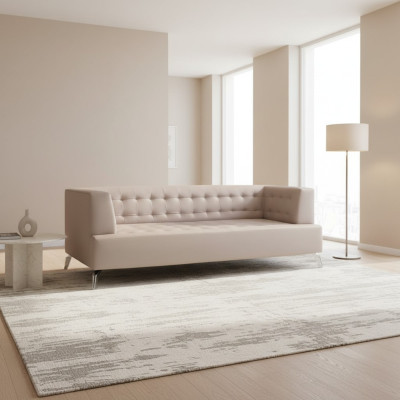 Büroeinrichtung Sofa Couch 2 Sitzer Arbeitszimmer Polstersofa Kunstleder Möbel