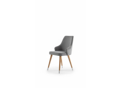 Stuhl Stühle Luxus Design Lehnstuhl Holz Polster Neu Modern Esszimmer Möbel Holz