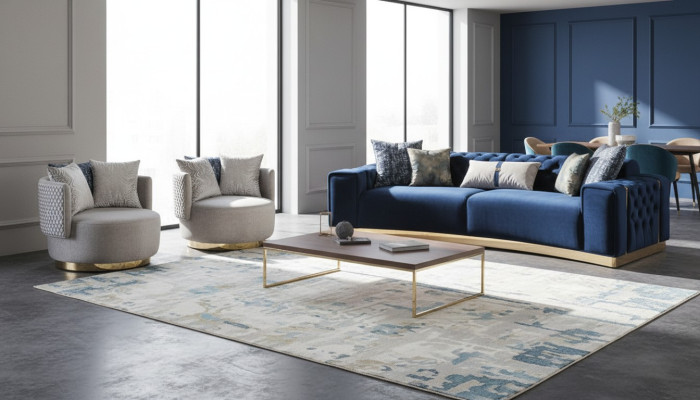 Wohnzimmer Komplette SItzgarnitur Chesterfield 4-Sitzer 2x Sessel 3tlg