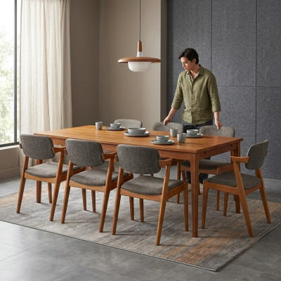 Luxus Esszimmer Möbel Designer 6x Stühle Neu Einrichtung Grau Modern Stühle