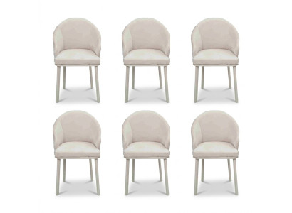Esszimmerstuhl Weiß 6x Stühle Esszimmer Modern Stuhle Holz Design neu