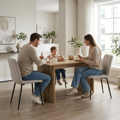 Garnitur Metall Lehn Polster Weiß Stühle Esszimmer Textil Set 6x Sessel Stuhl