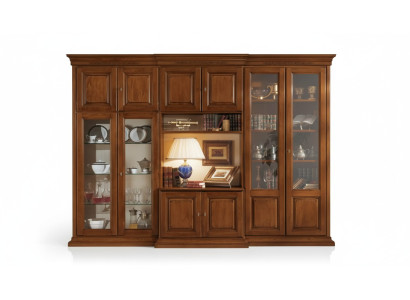 Wohnwand Italienische Holz Möbel Designer Wandschränke Wohnzimmer Neu
