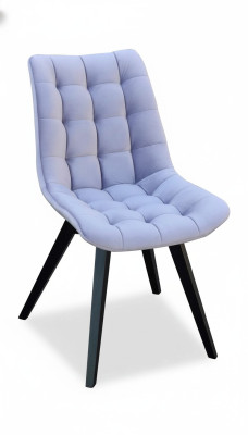 Esszimmer Stühle Polster Textil Design Modern Grau Luxus Lehnstuhl