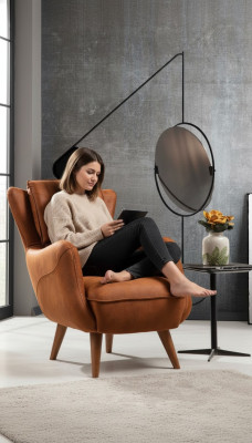 Sessel Design Couch Luxus Wohnzimmer Polster Sitzer Modern Neu Möbel