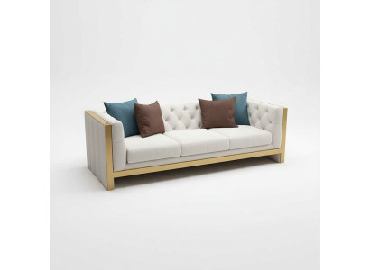 Wohnzimmer Set Sofa 3+1 Sitzer luxuriöse weiß Sofas Design leder neu Wohnzimmer Set Sofa 3+1 Sitzer luxuriöse weiß Sofas Design leder neu