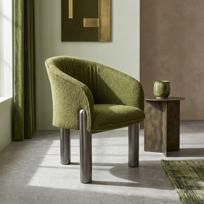 Luxus Grüner Sessel Einsitzer Moderner Polster Stuhl Wohnzimmer Möbel