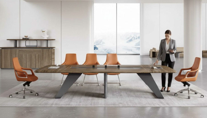 Holz Konferenztisch Besprechungstisch Büromöbel Designer Tische Neu