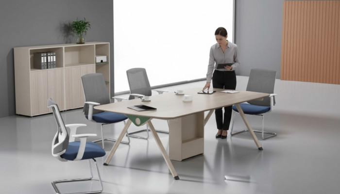 Konferenztisch Holz Büromöbel Design Tisch Einrichtung Arbeitszimmer