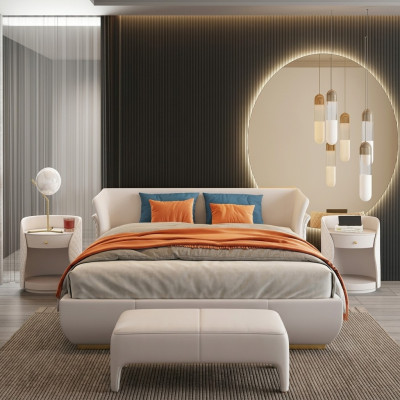 Bett Polster Design Luxus Doppel Betten Schlaf Zimmer 180x200cm Neu