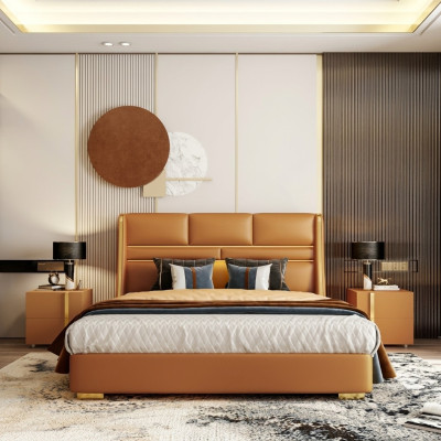 Doppelbett Schlafzimmer Bett Luxus Möbel Doppel Hotel Einrichtung 180x200