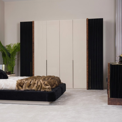 Kleiderschrank Schränke Schrank Design Holz Schlafzimmer Modern Möbel